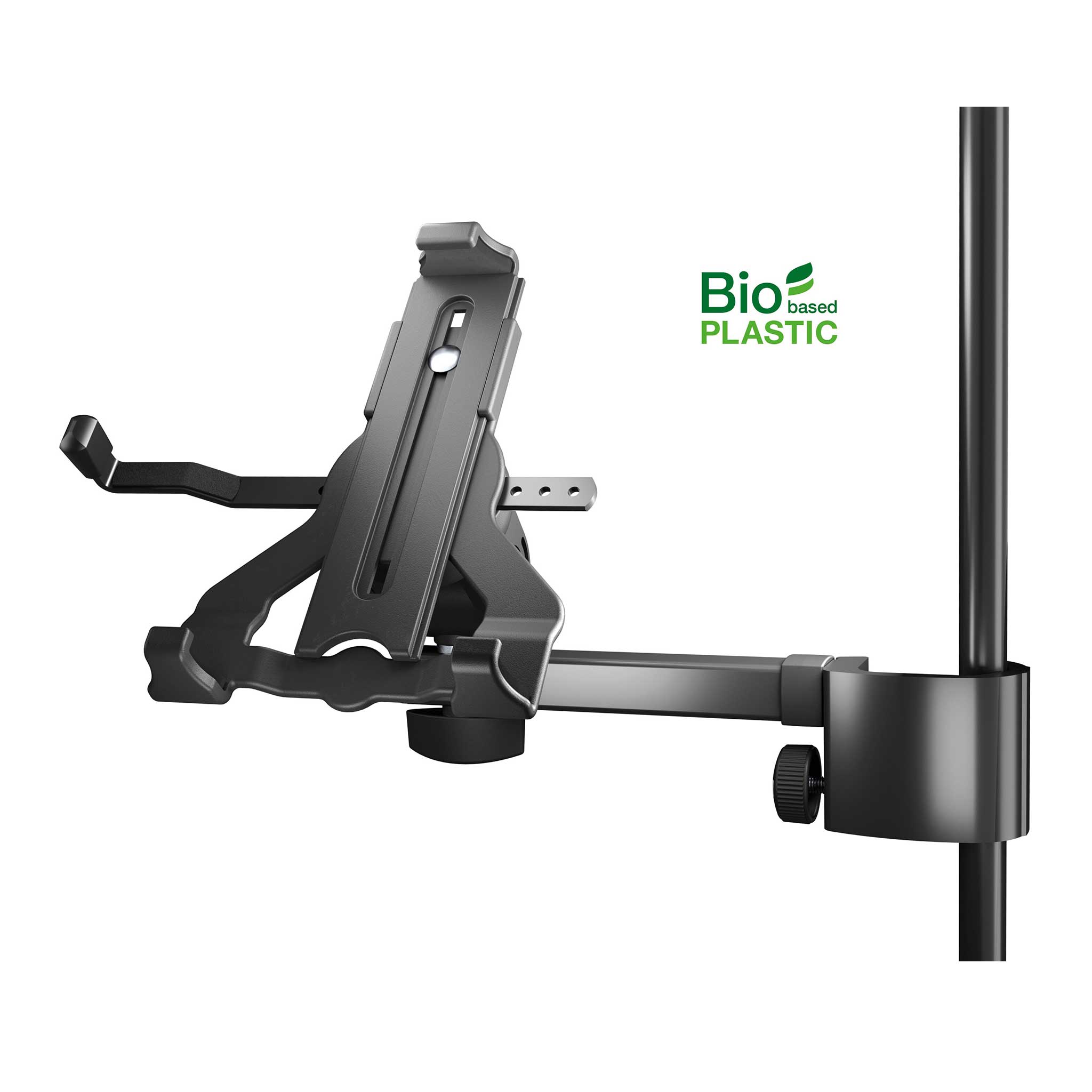 König & Meyer Tablethalter schwarz front