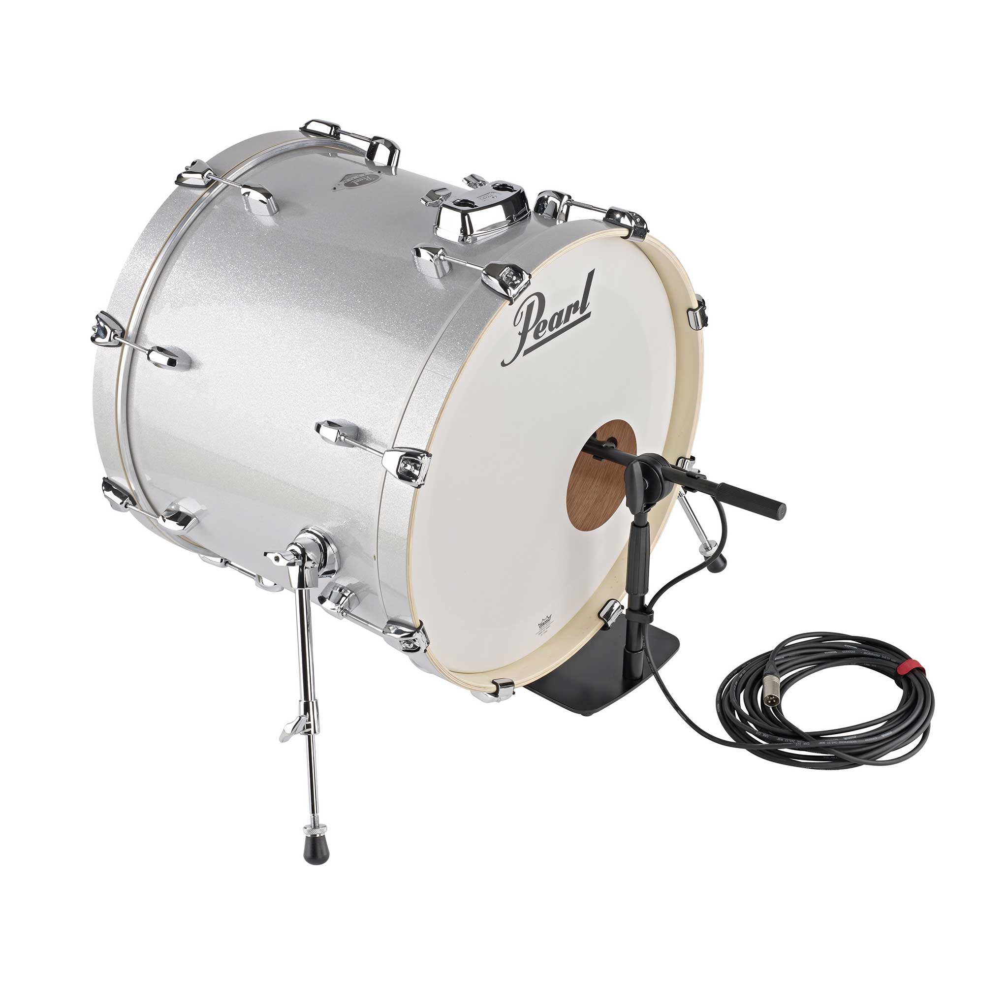 König & Meyer Mikfrofonstativ  in bassdrum