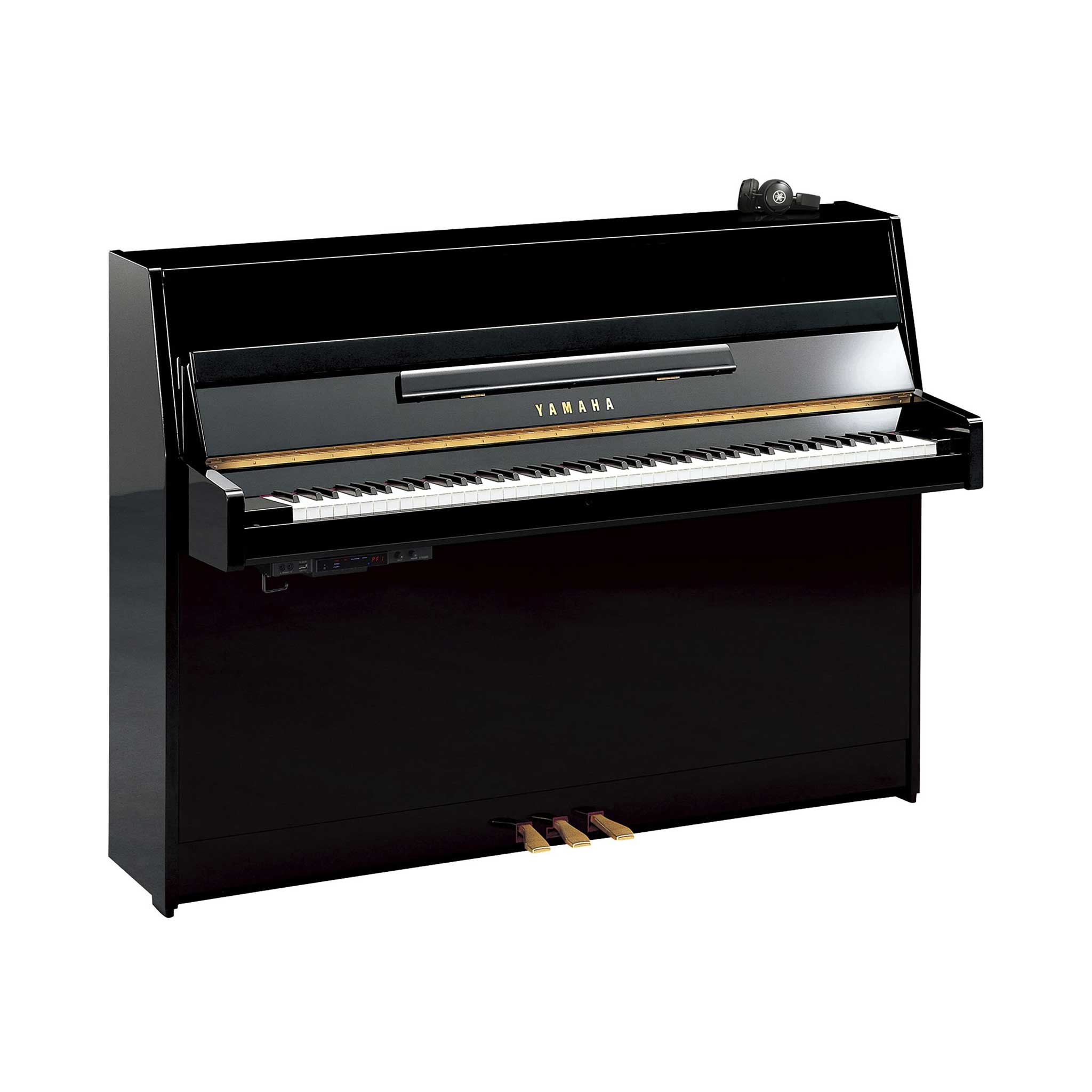 Yamaha b1SC3PE - Silentpiano schwarz mit Kopfhörer