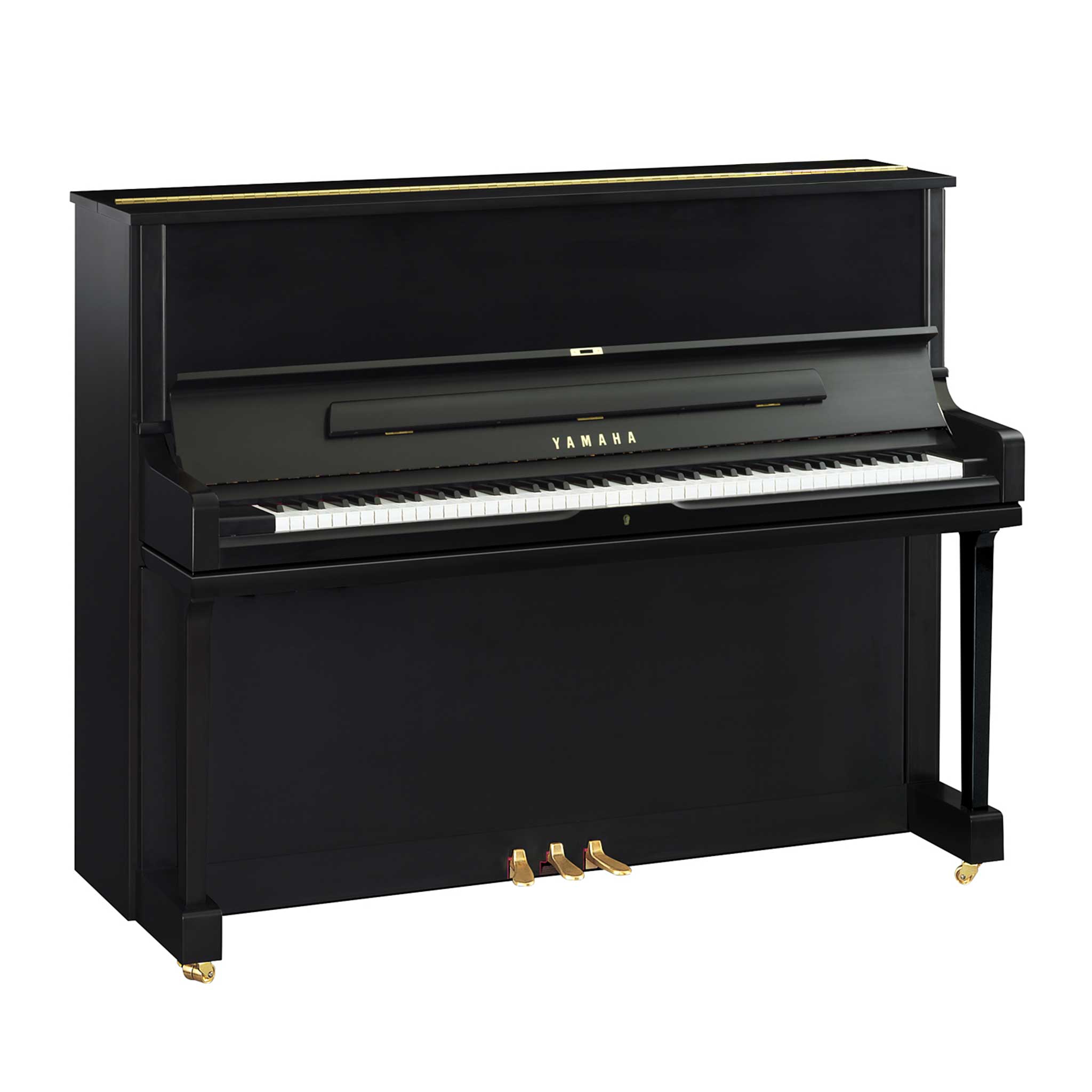 Piano Yamaha YUS1 schwarz satiniert matt rechts