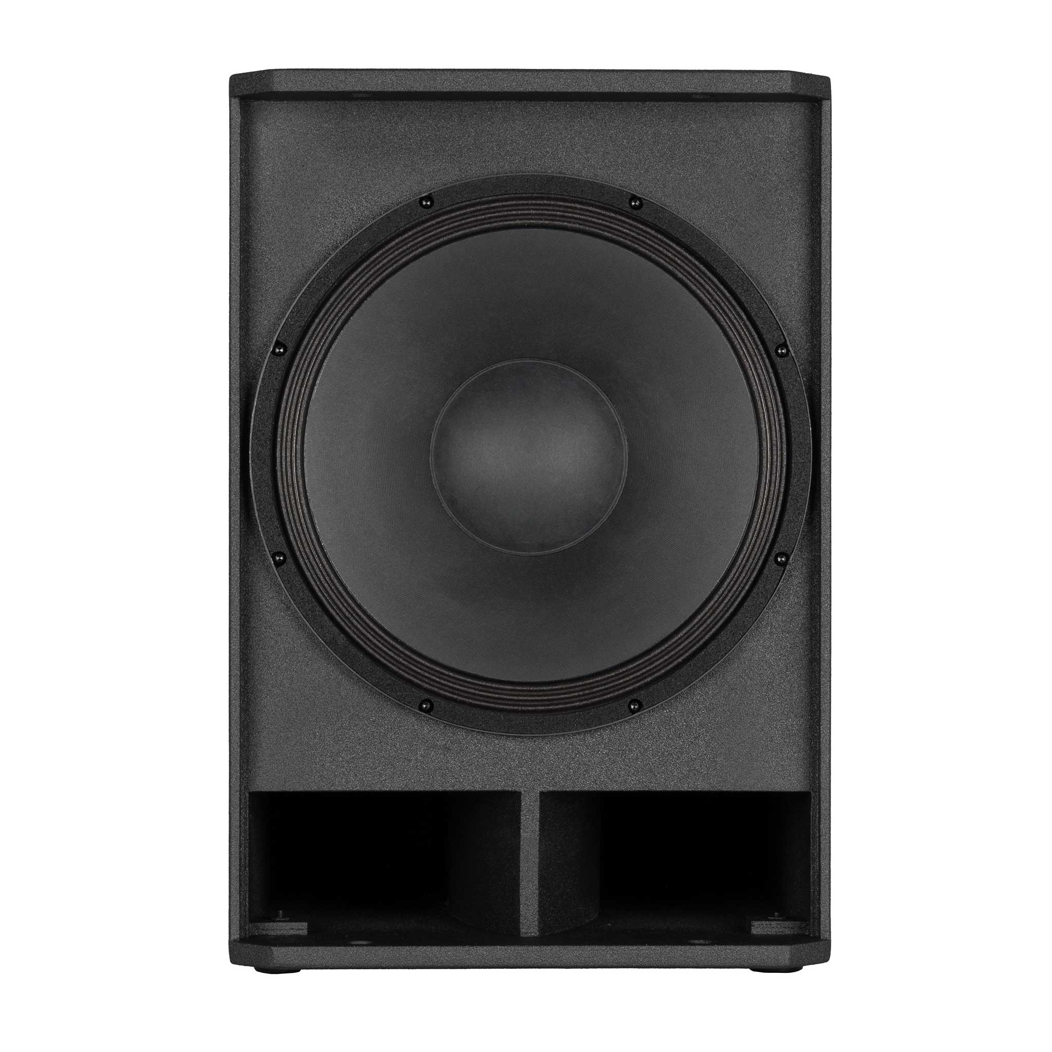 RCF Evox V15 Säulenlautsprecher schwarz  sub vorderseite offen