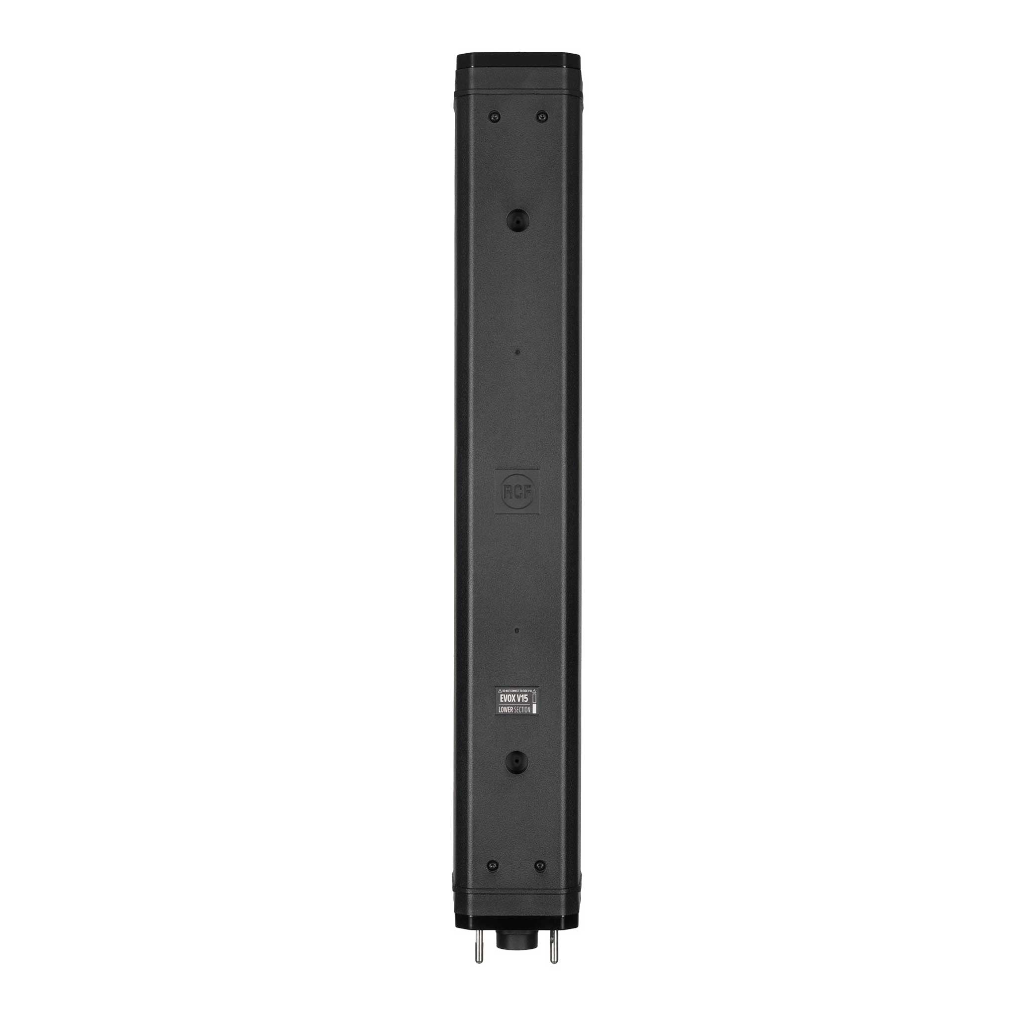 RCF Evox V15 Säulenlautsprecher schwarz  top rückseite
