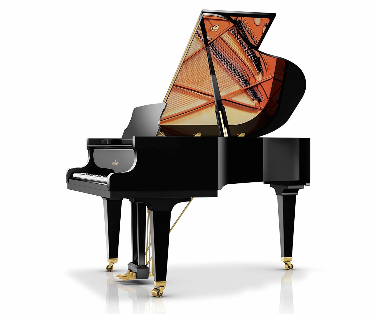 Flügel Schimmel C169 Tradition schwarz offen