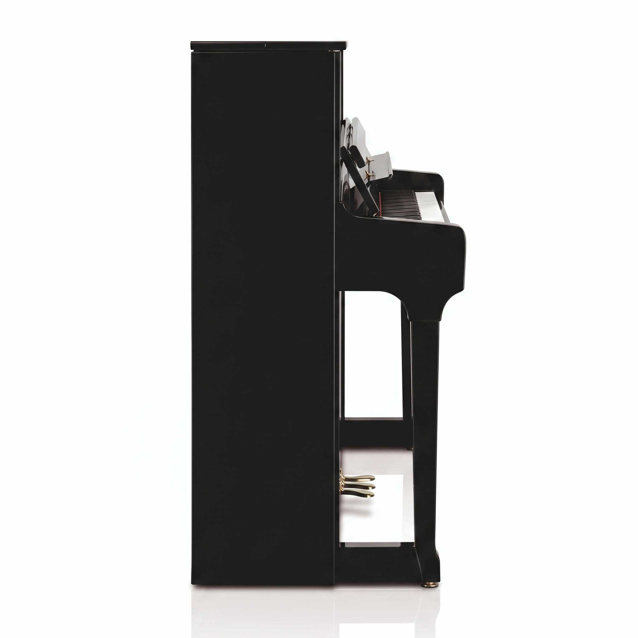 Schimmel C121Tradition Piano schwarz poliert seite