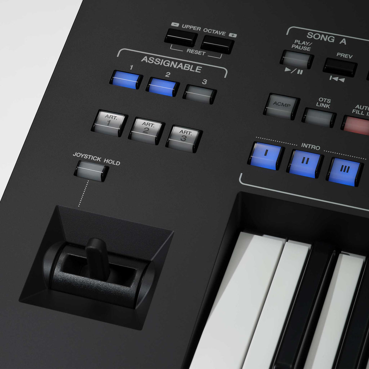 Yamaha Genos2 Keyboard modulator detail