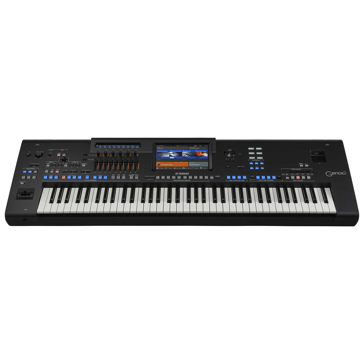Yamaha Genos2 Keyboard front angle