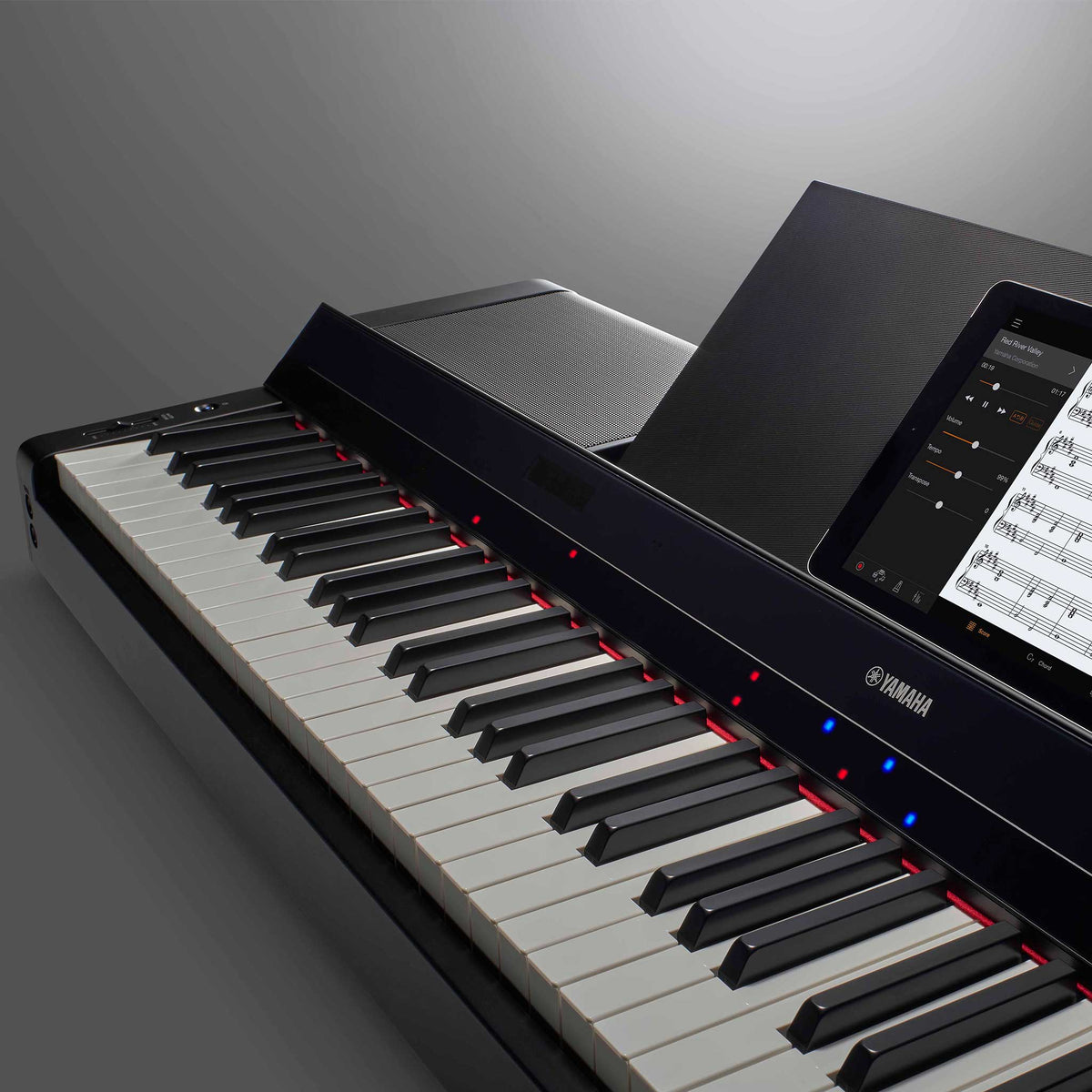 Yamaha P-S500 black angle tablet lifestlye