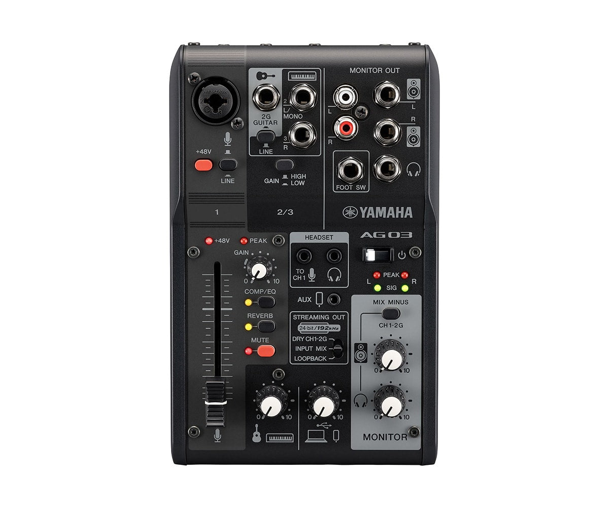 Yamaha AG03mk2 - LiveStreaming Mischpult top