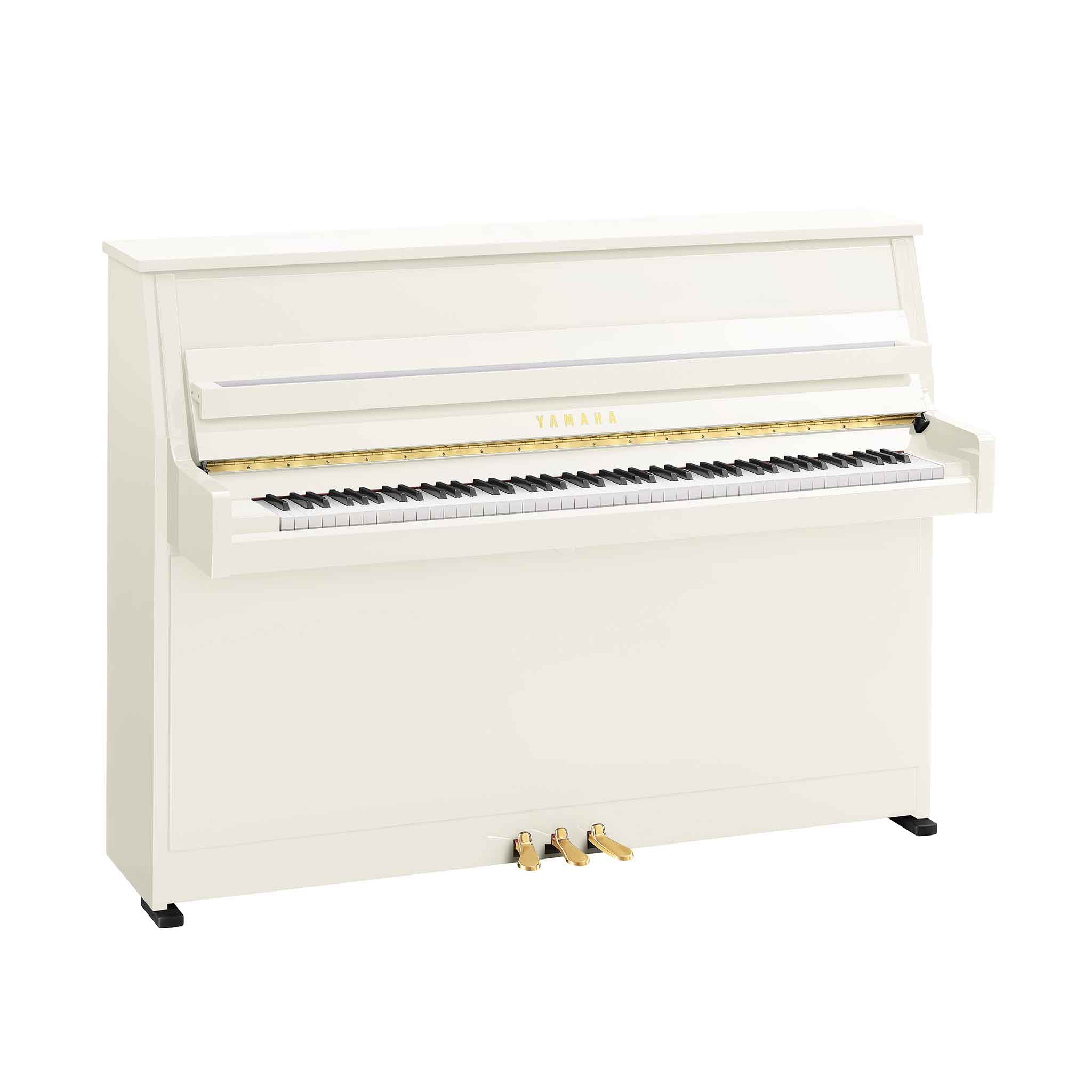 Piano Yamaha b10 weiß winkel 
