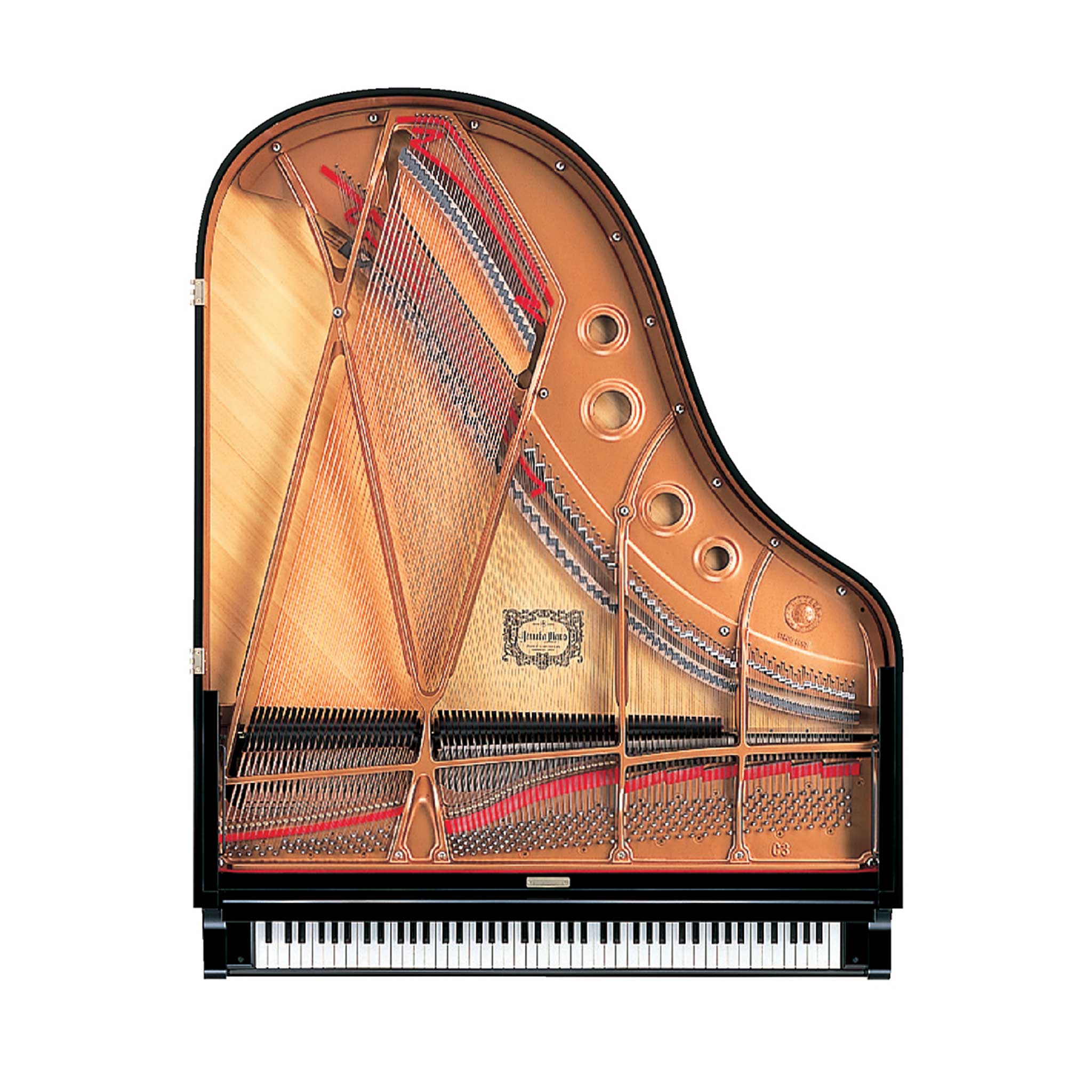 Yamaha C3xSH3 Grand Piano top