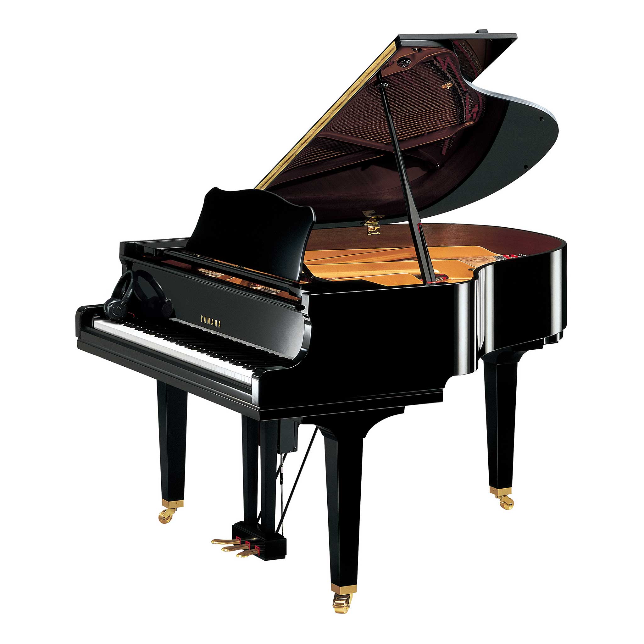 Yamaha GC1 Enspire schwarz poliert geöffnet