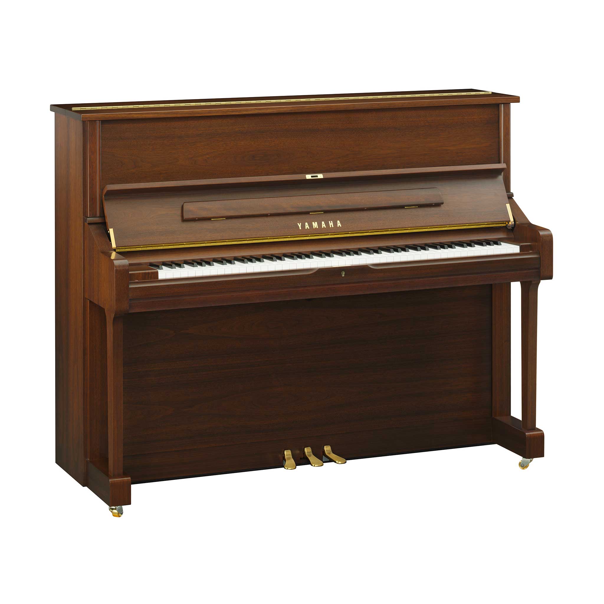 Yamaha U1 in Nußbraun tastenklappe offen