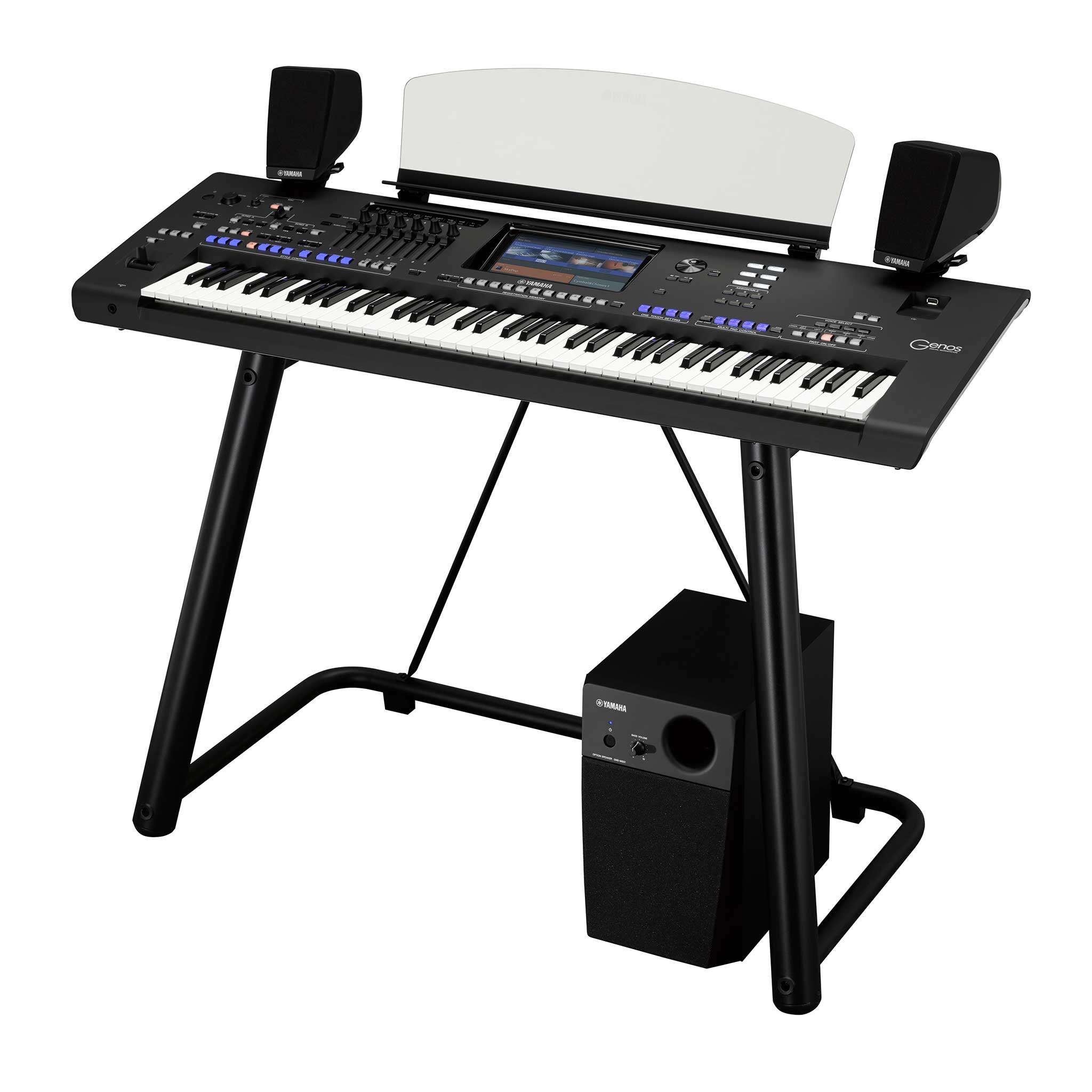 Yamaha L7B Stand mit genos und lautsprecher
