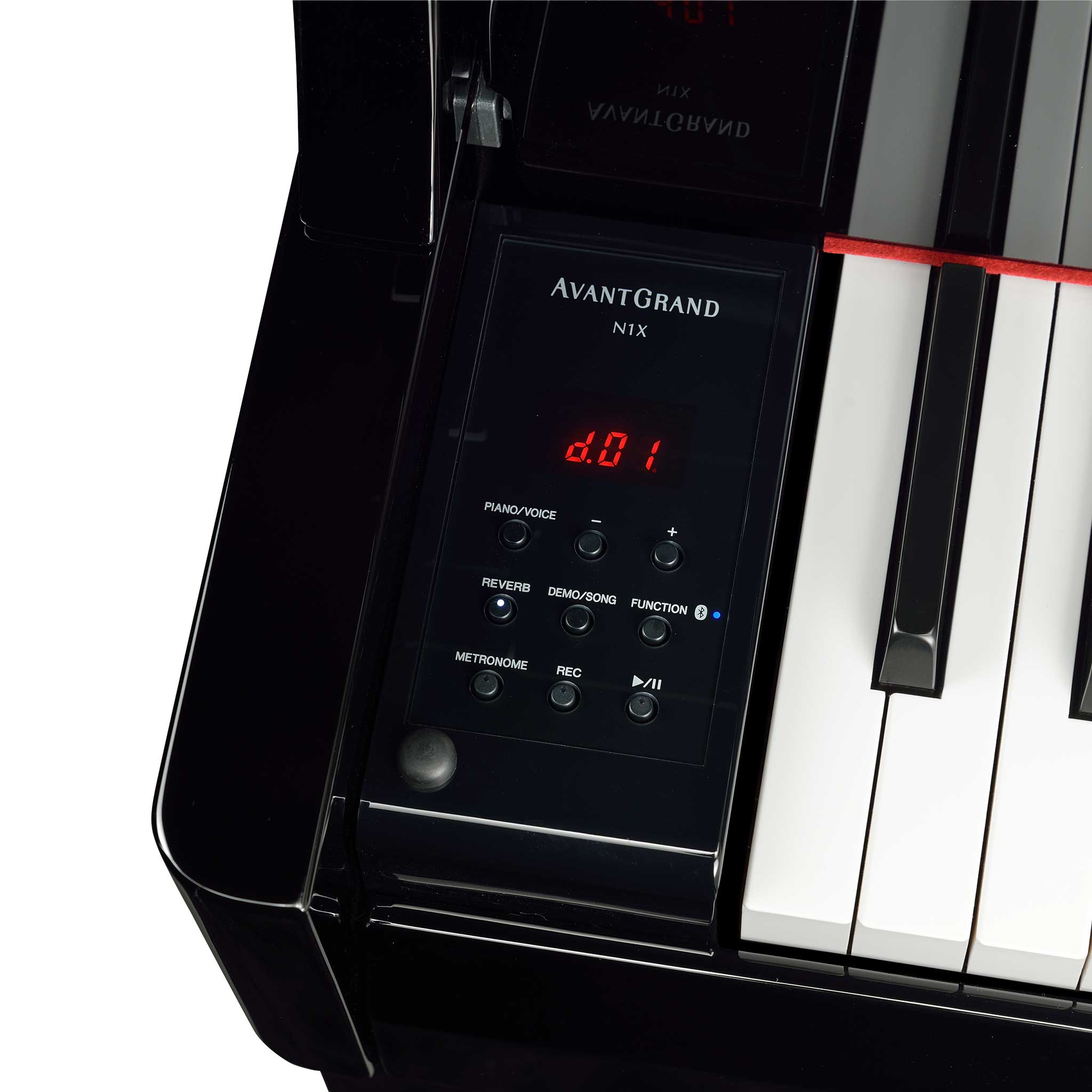 Yamaha N1x schwarz poliert Detail Display