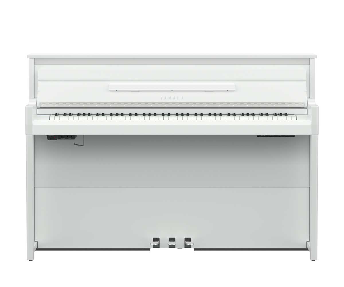 Yamaha AvantGrand NU1XAPWH weiß hochglanz front