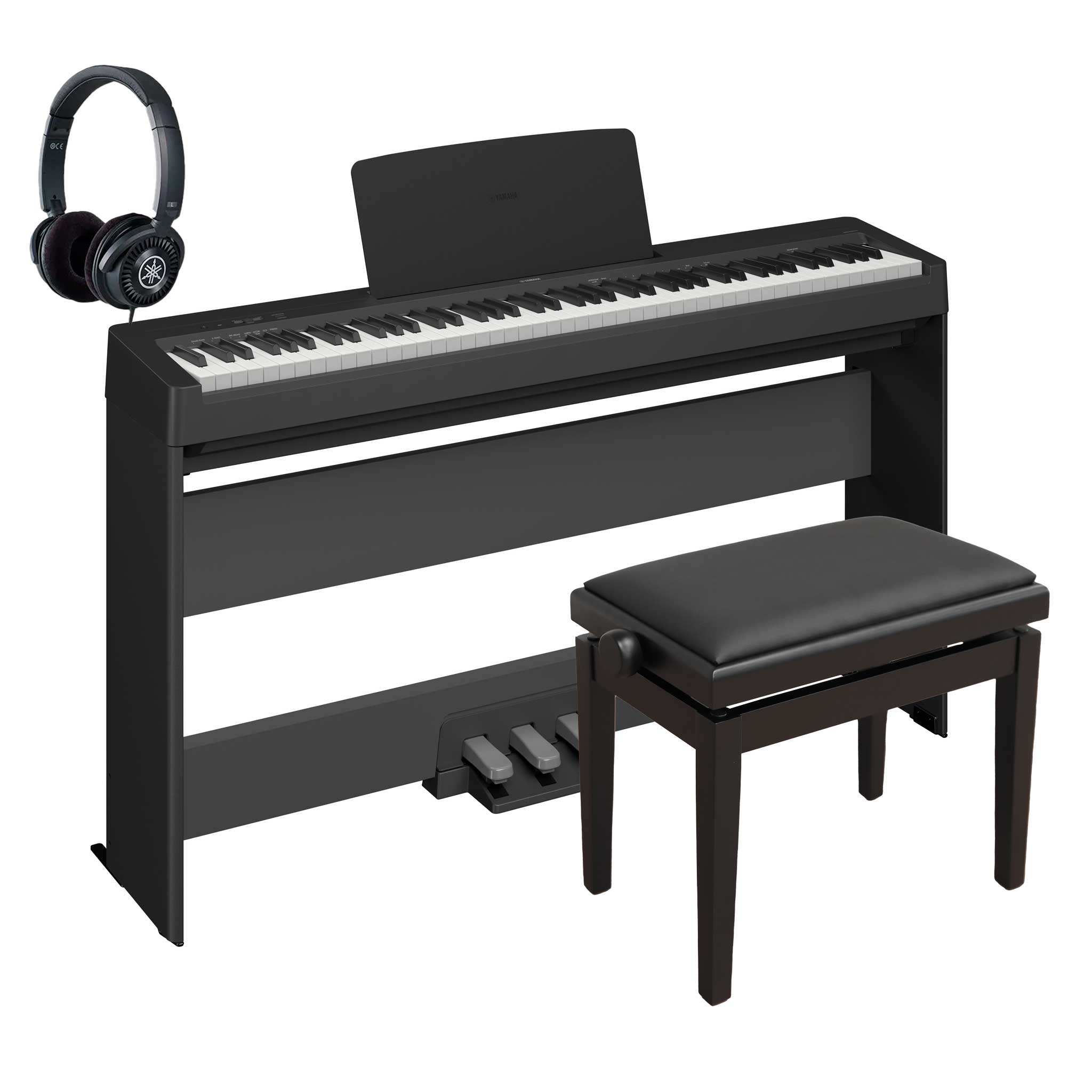 Yamaha P145BT Superset Piano Klavierbank Kopfhörer 
