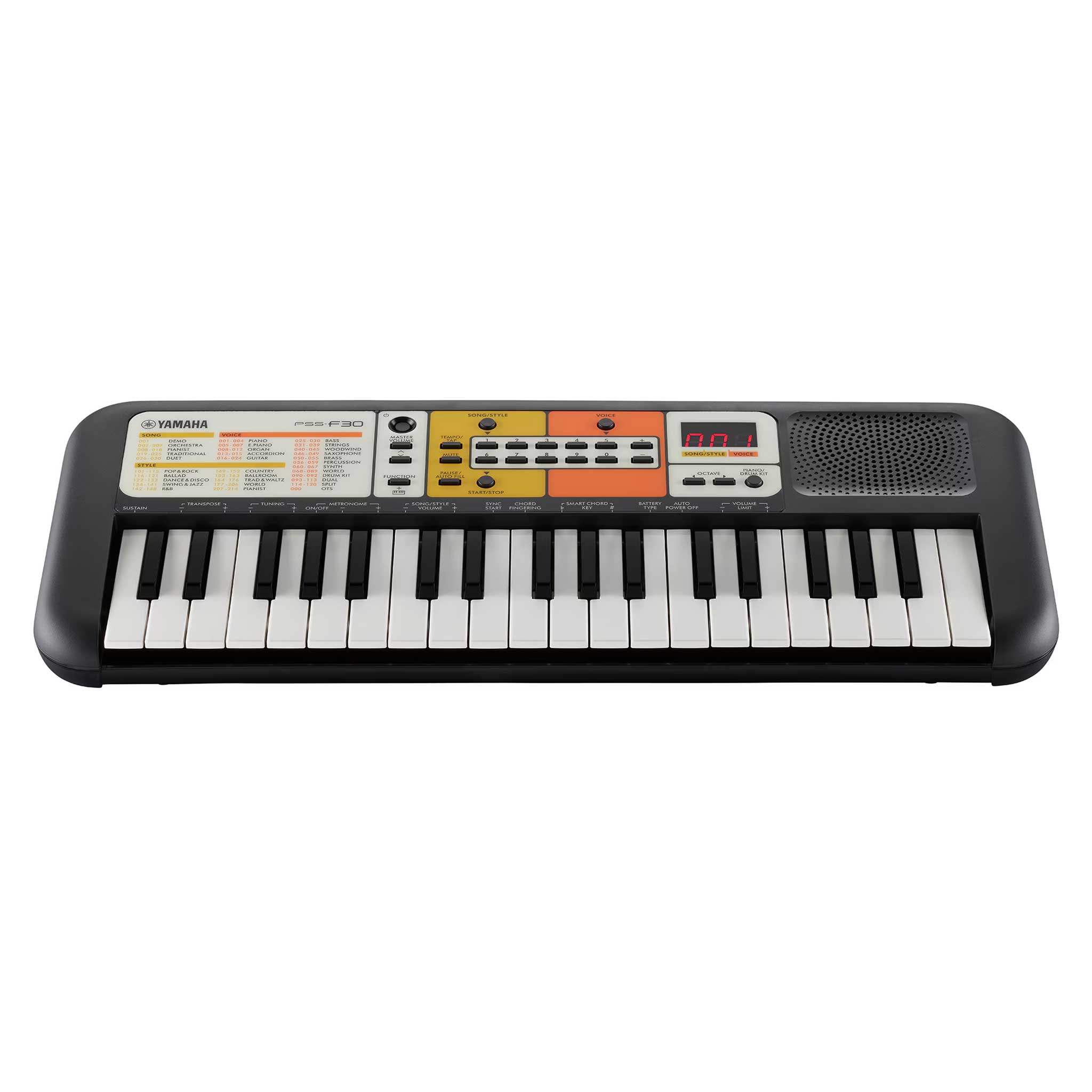 Yamaha PSS F30 Mini Kinder Keyboard front