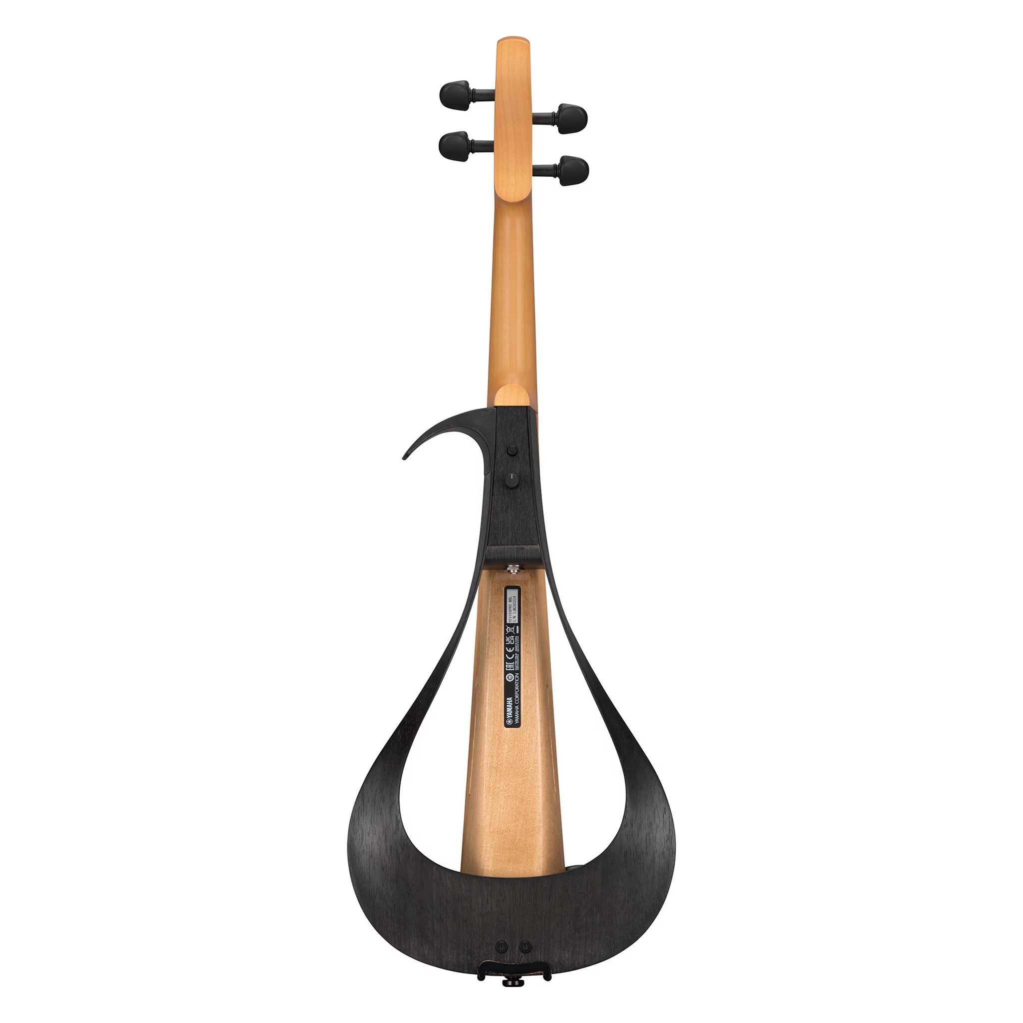 Yamaha Electric Violin Natural Black rear