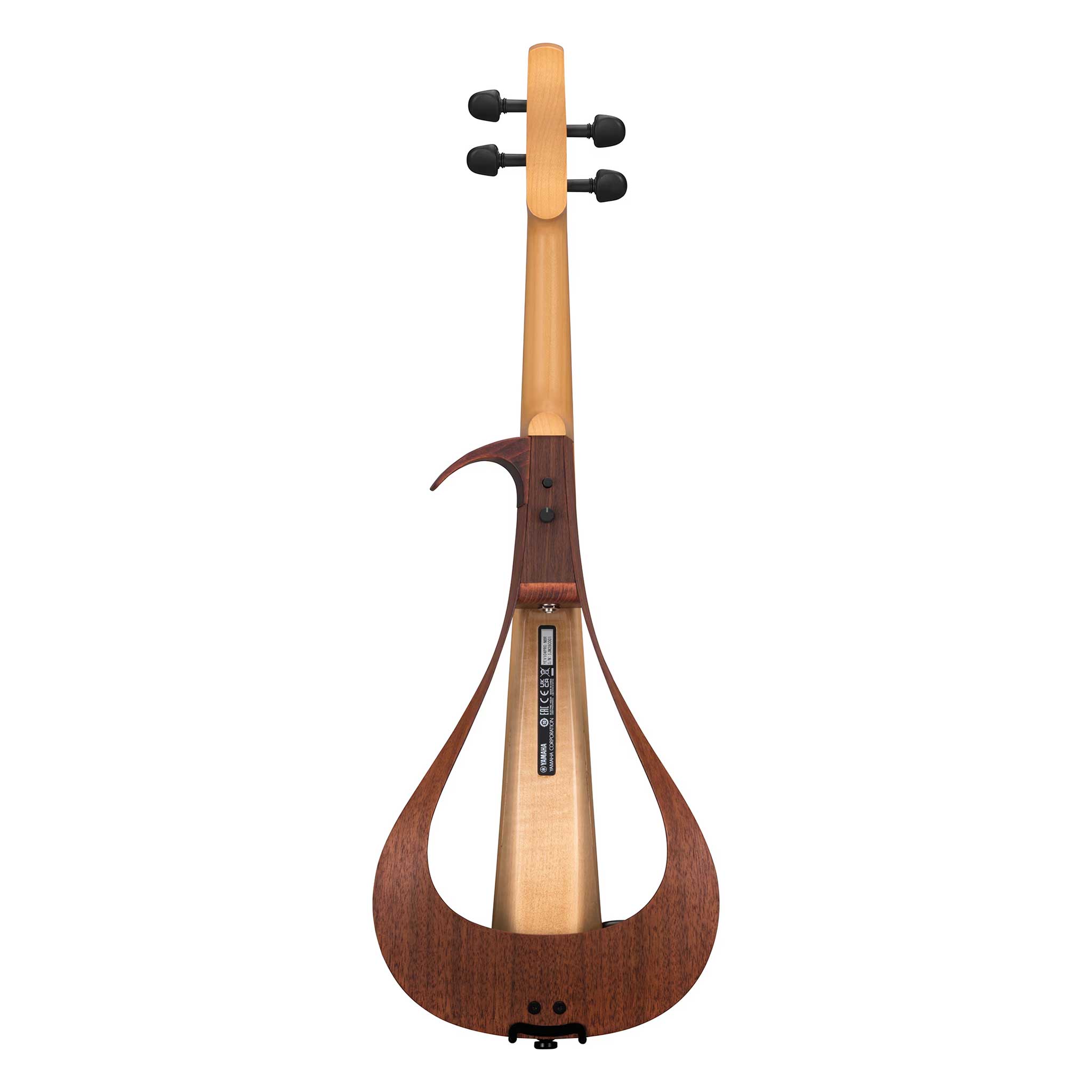 Yamaha Electric Violin Natural Brown rear