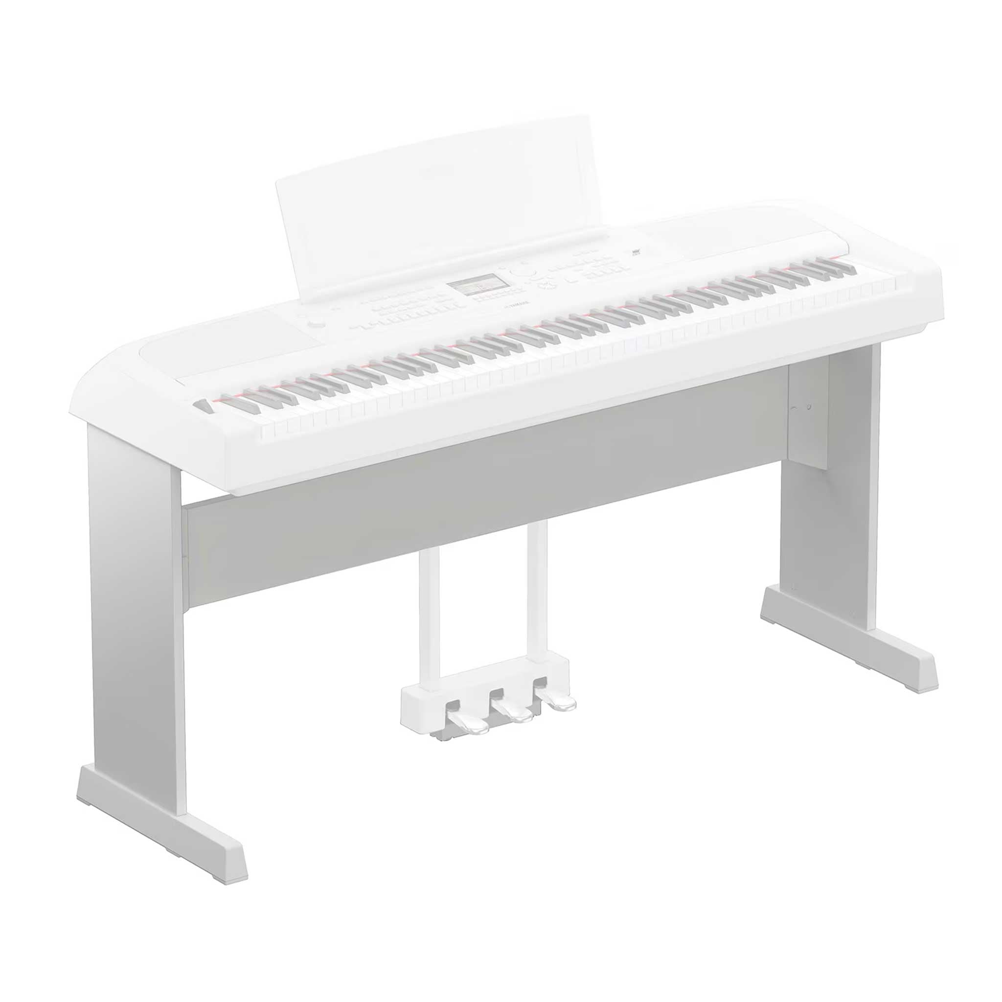 Yamaha L300WH weiss angle