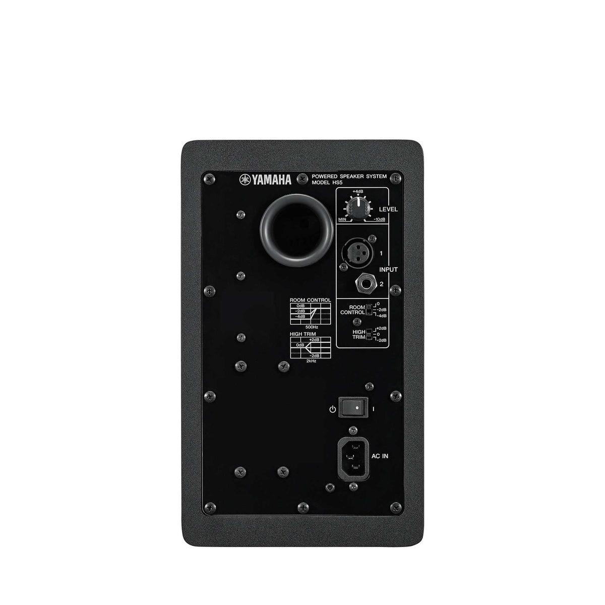 Yamaha HS5 Speaker black rear