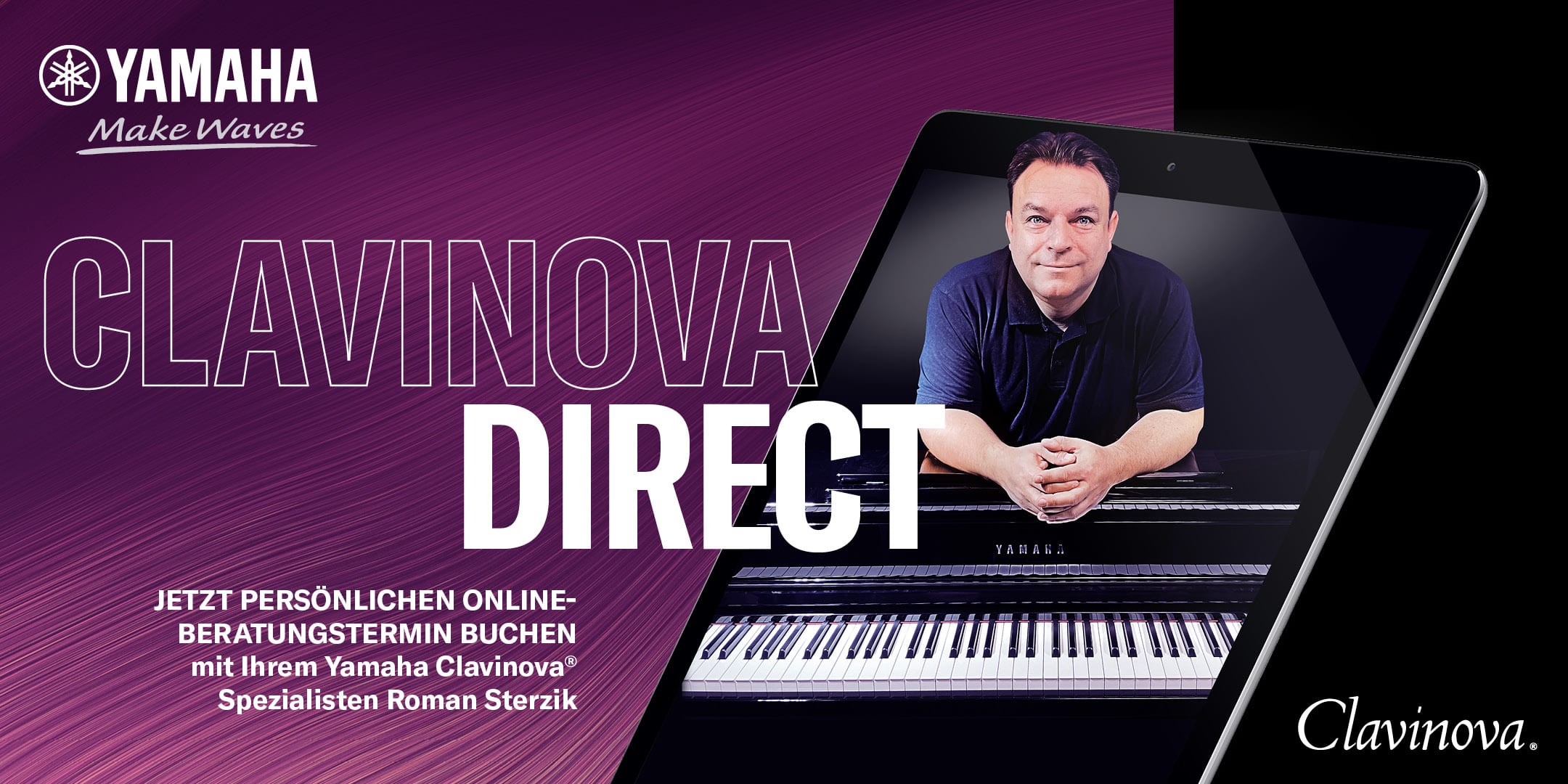 Persönliche Online-Beratung mit Roman Sterzik Clavinova