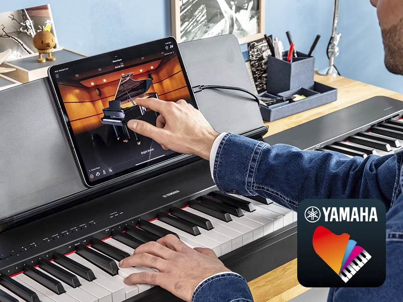 Yamaha P225 with smartpianist und Ipad