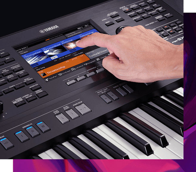 Yamaha PSR-SX720 Touchscreen