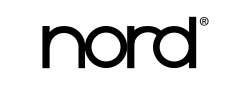 logo nord keyboards black